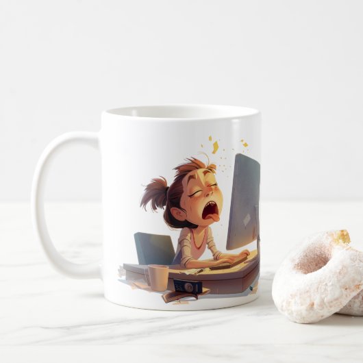 Geef me koffie! Voor haar Koffiemok (Met donut)
