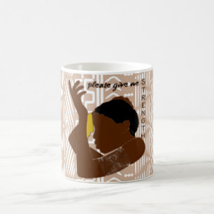 Geef me kracht koffiemok