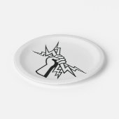 Geef me kracht papieren bordje (Gekanteld)