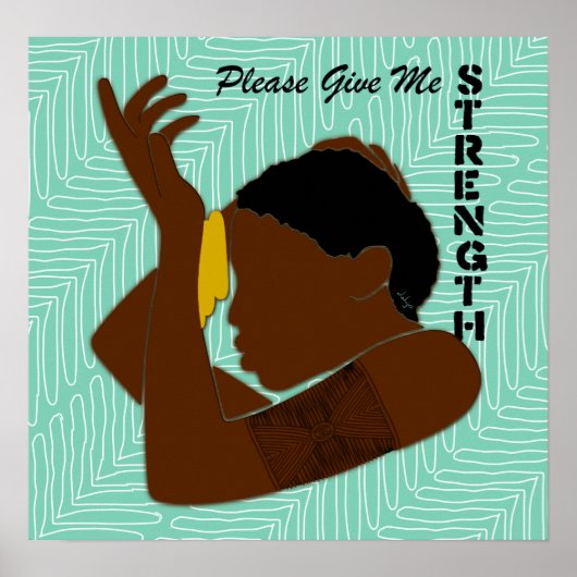Geef me kracht poster (Voorkant)