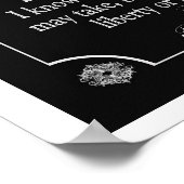 Geef me Liberty jor om me de dood te geven - Art P Poster (Hoek)