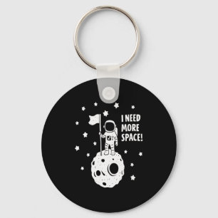 Geef Me Meer Ruimte Grappige Astronaut Maan Ster H Sleutelhanger