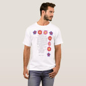 "Geef me mijn bloemen nu" T-shirt (Voorkant volledig)