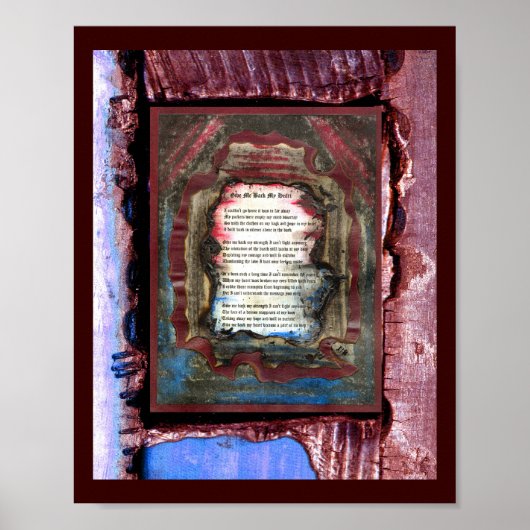 Geef me mijn hart terug poster (Voorkant)