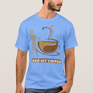 Geef me mijn koffie Zombie T-shirt