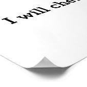 GEEF ME MIJN SON-gedicht Poster (Hoek)