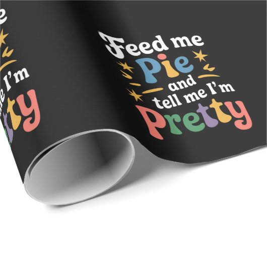 Geef me mijn taart en vertel me dat ik  Thanksgivi Cadeaupapier (Rol Hoek)