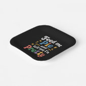 Geef me mijn taart en vertel me dat ik  Thanksgivi Papieren Bordje (Gebogen)