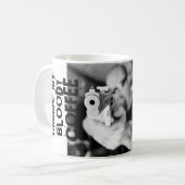 Geef me m'n koffie. koffiemok (Voorkant links)