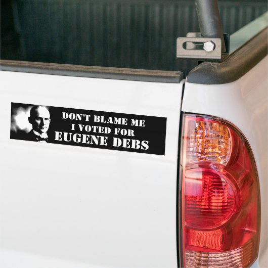 Geef me niet de schuld... bumpersticker (Op Truck)