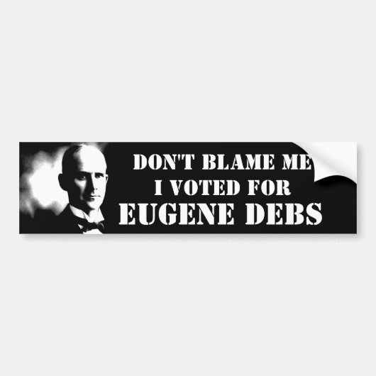 Geef me niet de schuld... bumpersticker (Voorkant)