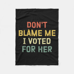 Geef me niet de schuld dat ik op haar grappige ant fleece deken