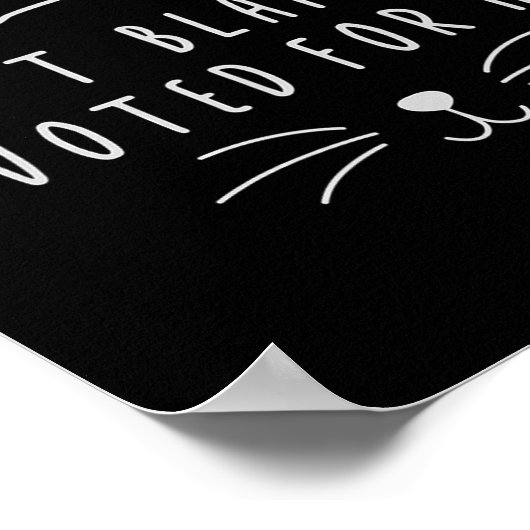 Geef me niet de schuld dat ik op haar grappige pol poster (Hoek)