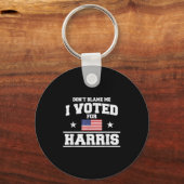 Geef me niet de schuld dat ik op Harris heb gestem Sleutelhanger (Voorkant)