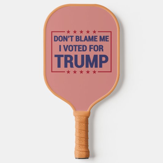 Geef me niet de schuld dat ik voor Trump heb geste Pickleball Paddle (Voorkant)