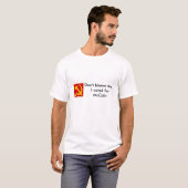 Geef me niet de schuld... t-shirt (Voorkant volledig)