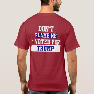 Geef me niet de schuld van Trump "Drain the Swamp" T-shirt