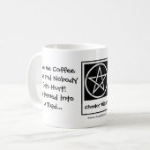 Geef me nu koffie! Cheeky Witch Coffee Cup/Mok Koffiemok (Voorkant links)
