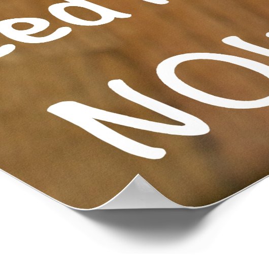 Geef me NU! Poster (Hoek)