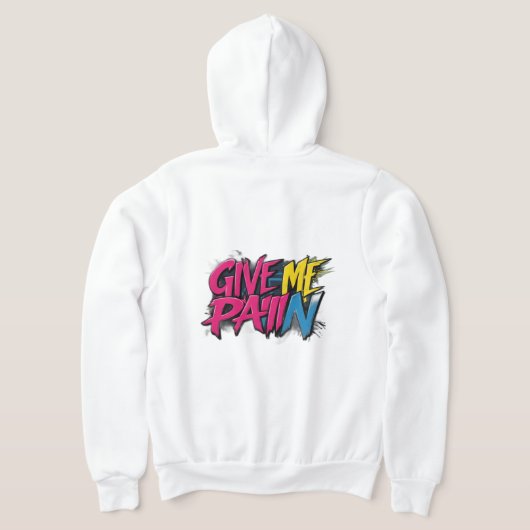 Geef me pijn hoodie (Laag Achter)