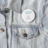 Geef me ronde button 5,7 cm (In situ)