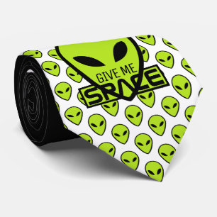 Geef me ruimte, buitenaardse Alien Stropdas