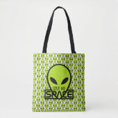 Geef me ruimte, buitenaardse Alien Tote Bag (Voorkant)