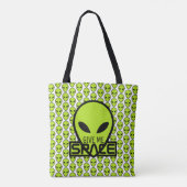 Geef me ruimte, buitenaardse Alien Tote Bag (Achterkant)