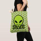 Geef me ruimte, buitenaardse Alien Tote Bag (Dichtbij)