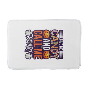 Geef Me Snoep Bel Griezelige Halloween Geest Pompo Badmat