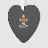 Geef Me Snoep Halloween Geest_1 Ornament (voorkant)