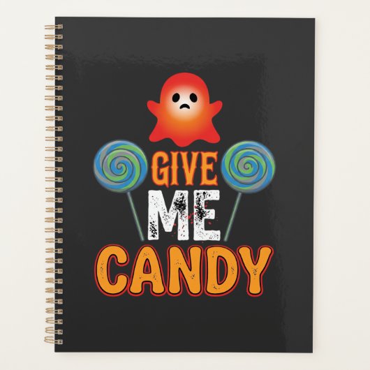 Geef Me Snoep Halloween Geest_1 Planner (Voorkant)