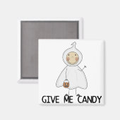 Geef me Snoep Tshirts en cadeaus Magneet (Voorkant / Achterkant)