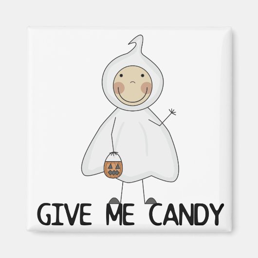 Geef me Snoep Tshirts en cadeaus Magneet (Voorkant)