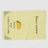Geef me Tacos Golfhanddoek (Horizontaal)