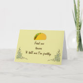 Geef me Tacos Kaart (Voorkant)