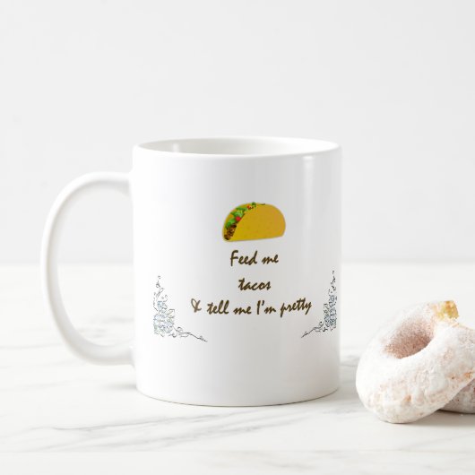 Geef me Tacos Koffiemok (Met donut)