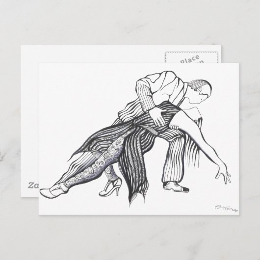 Geef me Tango Briefkaart (Voorkant / Achterkant)