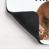 Geef me tijd - Ondersteboven Kat Mousepad Muismat (Hoek)