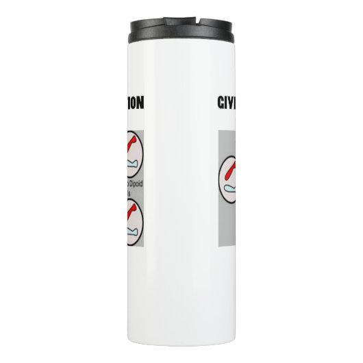 Geef me uw onverdeelde aandacht onderzoek Mitose Thermosbeker (Achterkant)