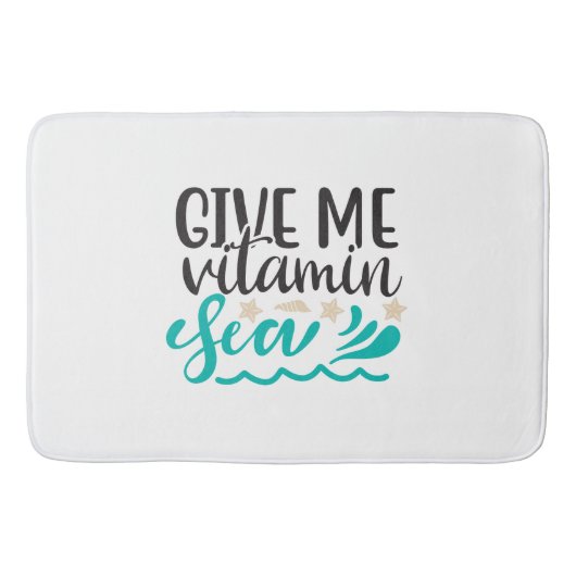 Geef Me Vitamine Zee Badmat (Voorkant)