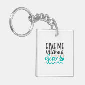 Geef Me Vitamine Zee Sleutelhanger (Voorkant Links)