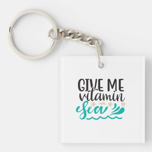 Geef Me Vitamine Zee Sleutelhanger (Voorkant)