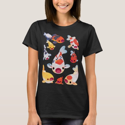 Geef me voedsel (koi) t-shirt (Voorkant)