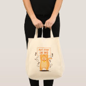 Geef me voedsel. tote bag (Voorkant (product))