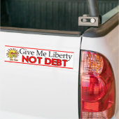 Geef me vrijheid bumpersticker (Op Truck)