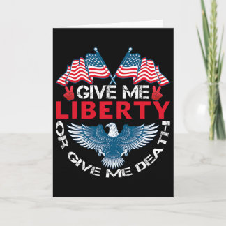 Geef me vrijheid of geef me de dood Amerikaanse vl Kaart