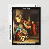 "Geef me vrijheid of geef me de dood" Briefkaart (Voorkant / Achterkant)