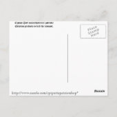 "Geef me vrijheid of geef me de dood" Briefkaart (Achterkant)