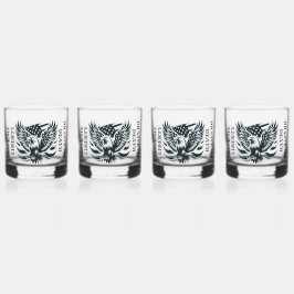 Geef me vrijheid of geef me de dood Drinkware Set Whisky Glas